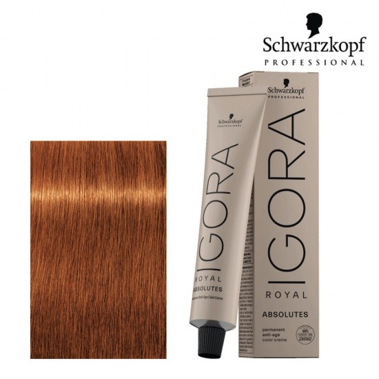 Schwarzkopf Pro Igora Royal Absolutes 7-70 vidēji blonds vara dabiskais tonis 60ml Schwarzkopf Pro Igora Royal Absolutes 7-70 vidēji blonds vara dabiskais tonis 60ml