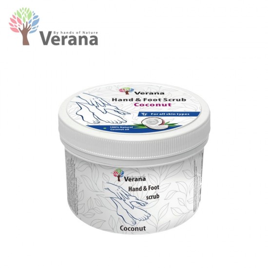 Verana skrubis rokām un kājām Coconut kokosrieksts 800g