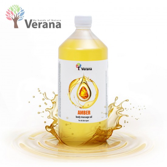 Verana Amber body massage oil, 1 Liter