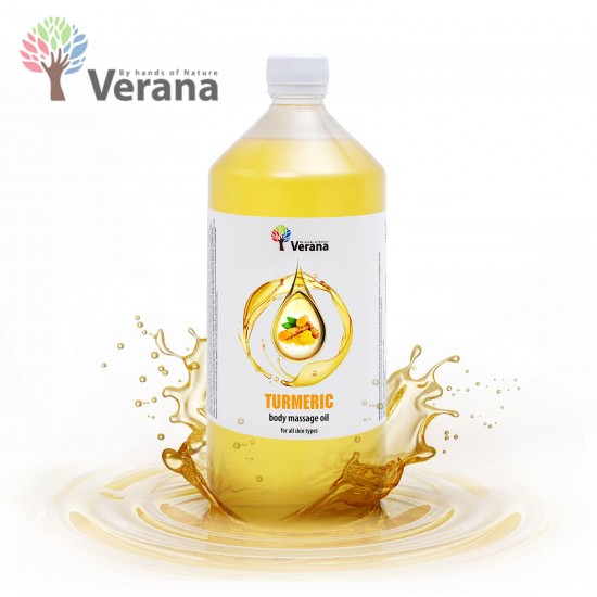Verana Turmeric body massage oil, 1 Liter