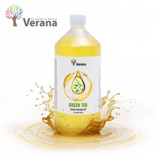 Verana body massage oil Green Tea 1L