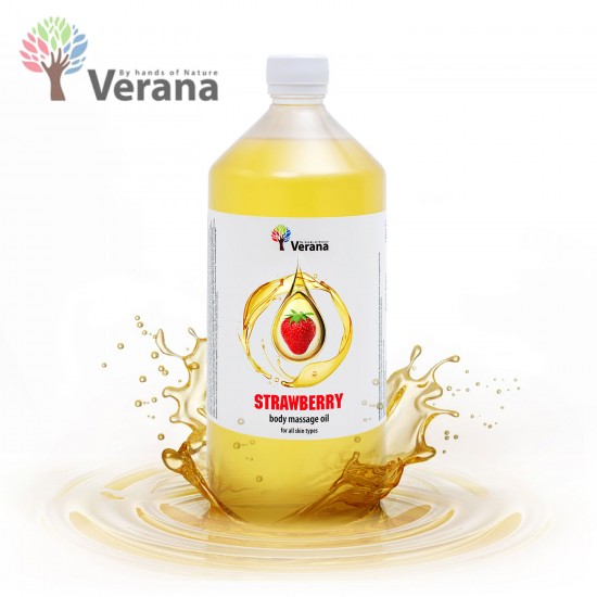 Verana Strawberry body massage oil 1L