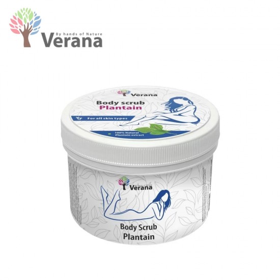 Verana ķermeņa skrubis Plantain ceļmallapa 800g