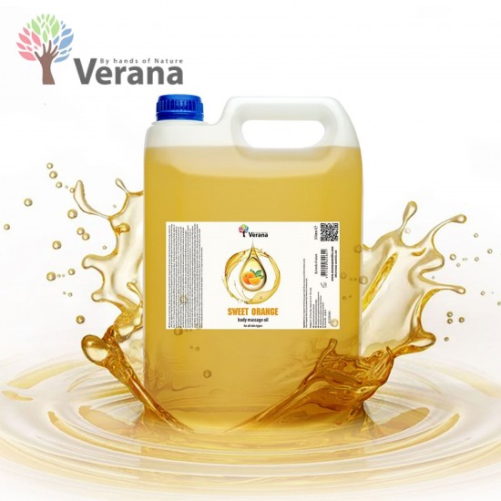 Verana masāžas eļļa ķermenim Sweet Orange saldais apelsīns 5L