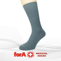 Vīriešu zeķes 9V30M pelēkas 39-42 izmērs medicīniskās bez gumijas