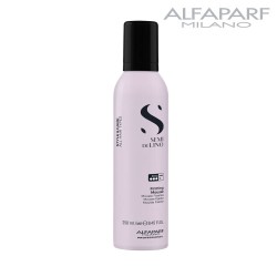 Alfaparf Semi Di Lino Style&Care Firming Mousse stipras fiksācijas putas ar termoaizsardzību matu apjoma piešķiršanai 250ml
