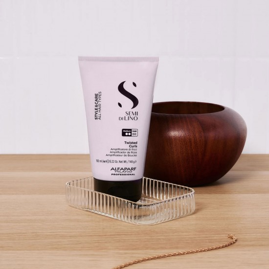 Alfaparf Semi Di Lino Style&Care Twisted Curls krēms lokainiem matiem 150ml