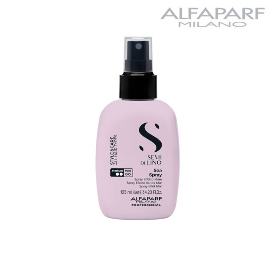 Alfaparf Semi Di Lino Style&Care Sea Spray vidējas fiksācijas sāls sprejs matiem 125ml