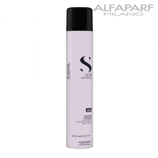 Alfaparf Semi Di Lino Style&Care Extreme Hairspray matu laka ar īpaši stipru fiksāciju 500ml