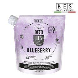 BES Decobes Blueberry matu balinātājs 500g. Ekstra platīna blondam efektam.  BES Decobes Blueberry matu balinātājs 500g. Ekstra platīna blondam efektam.