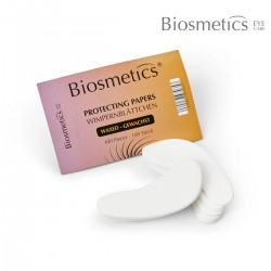 Biosmetics plakstiņu aizsargpapīri vaksēti 100gab