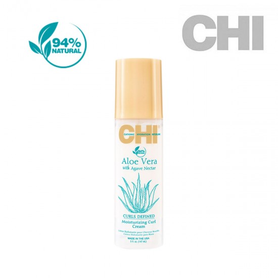 CHI Aloe Vera Curls Defined Curl Moisturizing Curl Cream matu cirtu pastiprinošs krēms 147ml