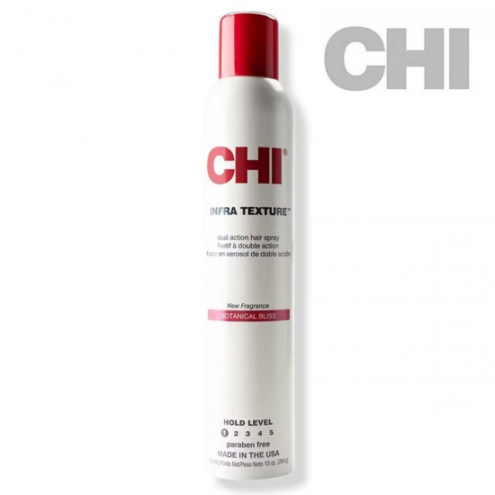 CHI Botanical Bliss Infra Texture vieglas fiksācijas laka ar spīduma efektu 284g
