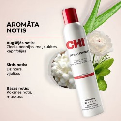 CHI Botanical Bliss Infra Texture vieglas fiksācijas laka ar spīduma efektu 284g