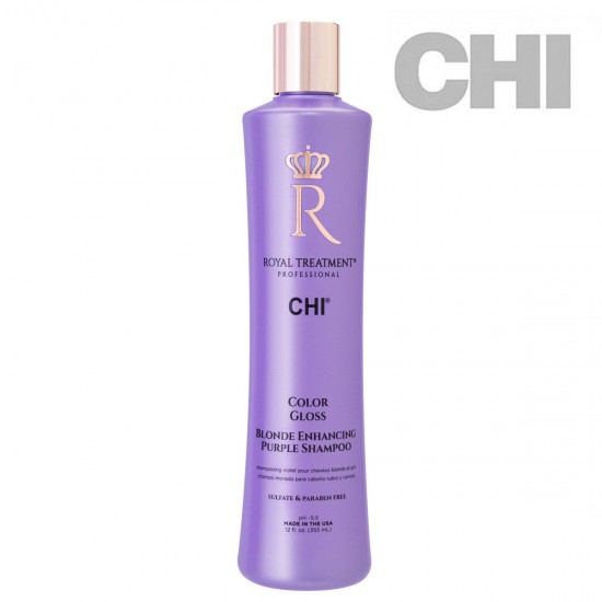 CHI Royal Treatment Color Gloss Blonde Enhancing Purple kondicionieris blondiem matiem 355ml