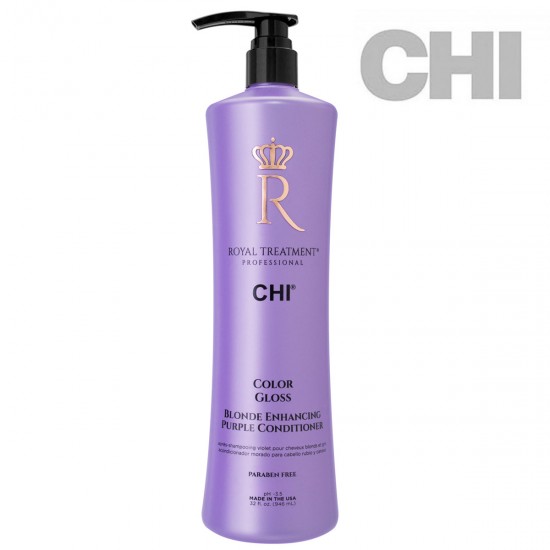 CHI Royal Treatment Color Gloss Blonde Enhancing Purple kondicionieris blondiem matiem 946ml