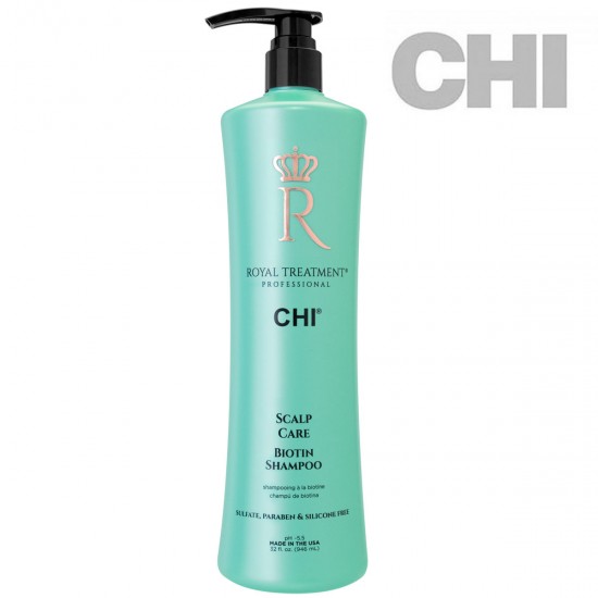 CHI Royal Treatment Scalp Care Biotin šampūns skalpa kopšanai 946ml