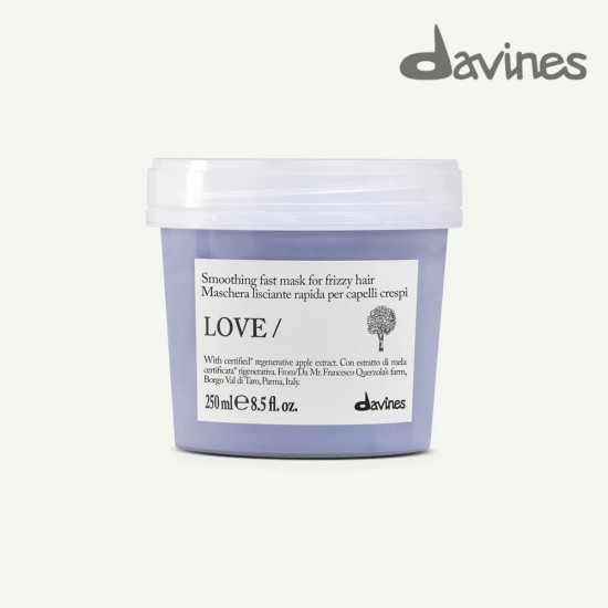 Davines Love Smoothing nogludinoša maska bieziem, nepaklausīgiem un sprogojošiem matiem 250ml