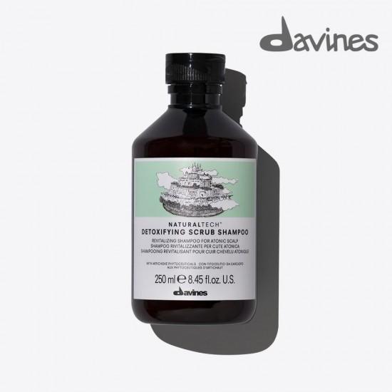 Davines Detox детоксицирующий шампунь-скраб 250мл