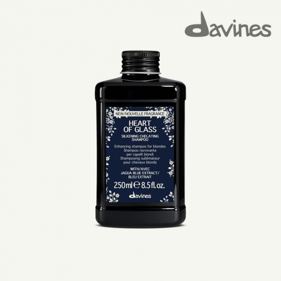 Davines Heart Of Glass Silkening šampūns blondiem matiem 250ml