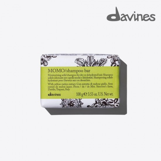 Davines Momo твёрдый шампунь для глубокого увлажнения волос 100г