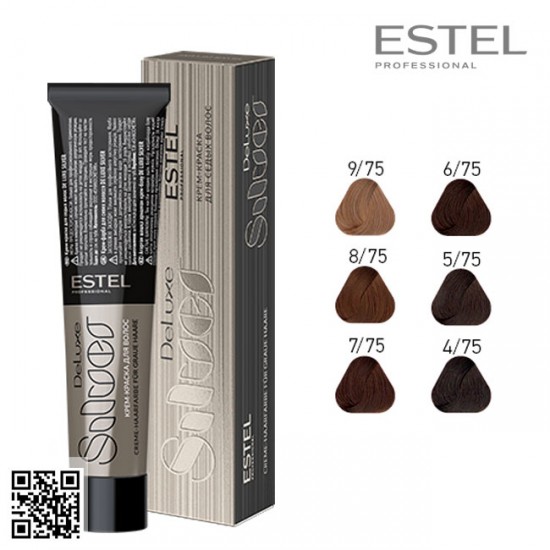 Estel DeLuxe Silver 5/75 krāsa-kopšana matiem 60ml