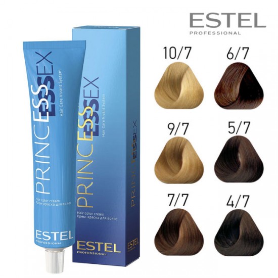 Estel Princess Essex 10/7 крем-краска для волос 60мл
