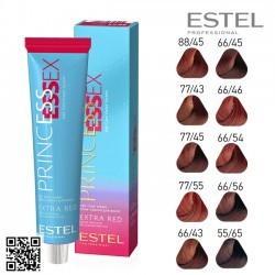 Estel Princess Essex Extra Red 66/43 matu krēmkrāsa 60ml Estel Princess Essex Extra Red 66/43 matu krēmkrāsa 60ml
