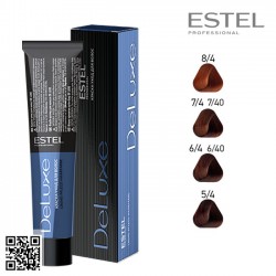 Estel DeLuxe 6/4 krāsa-kopšana matiem 60ml Estel DeLuxe 6/4 krāsa-kopšana matiem 60ml