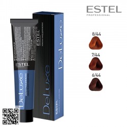 Estel DeLuxe 6/44 krāsa-kopšana matiem 60ml Estel DeLuxe 6/44 krāsa-kopšana matiem 60ml