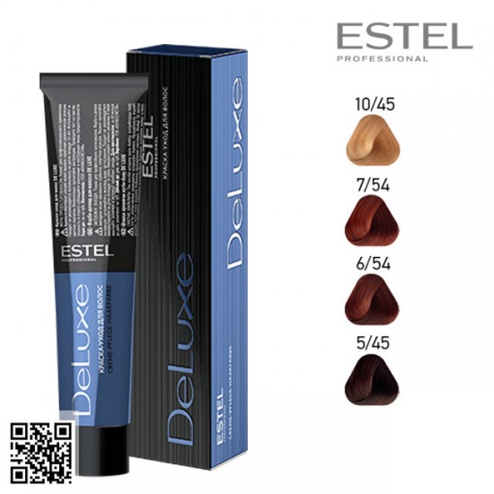 Estel DeLuxe 6/54 краска-уход для волос 60мл