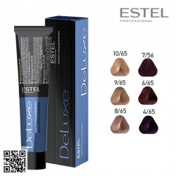 Estel DeLuxe 6/65 krāsa-kopšana matiem 60ml Estel DeLuxe 6/65 krāsa-kopšana matiem 60ml