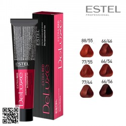 Estel DeLuxe Extra Red 77/44 krāsa-kopšana matiem 60ml Estel DeLuxe Extra Red 77/44 krāsa-kopšana matiem 60ml