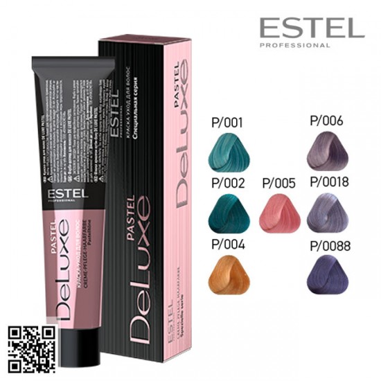 Estel DeLuxe Pastel 004 краска-уход для волос 60мл