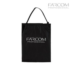 Farcom black barber apron with pocket