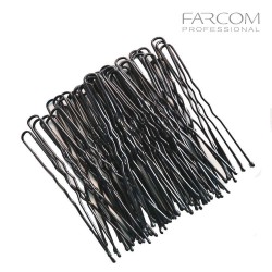 Farcom black hair pins 4.5cm 100pcs