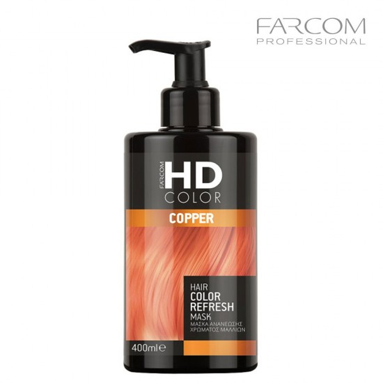 Farcom HDCOLOR Copper krāsu uzlabošanas matu maska 400ml