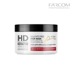 Farcom HD Hair Mask intensīvi aizsargājoša matu maska krāsotiem matiem bez sulfātiem 250ml