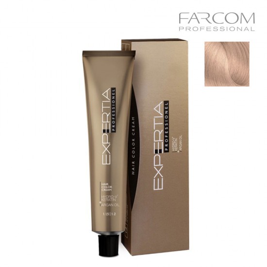 Farcom Expertia permanenta matu krēmkrāsa 100ml 10.92-IRI Iridescent Pearl Platinum Blonde