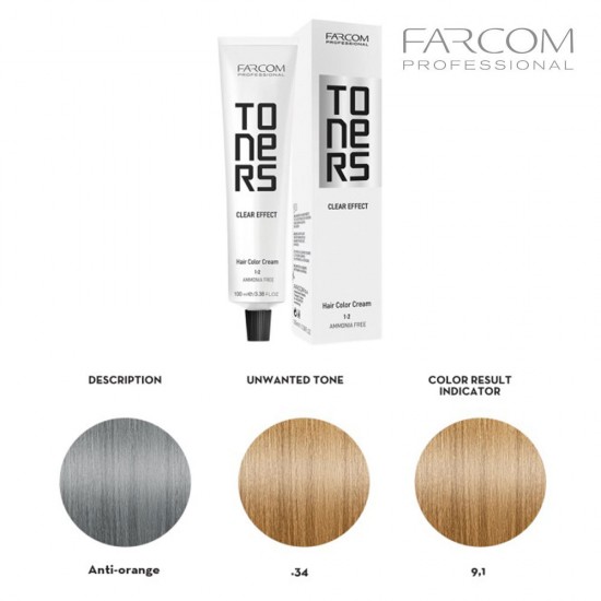 Farcom Toners Anti-Orange toneris 100ml