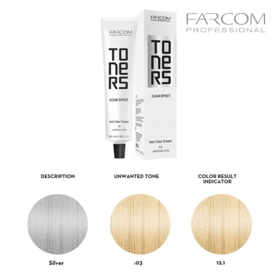 Farcom Toners Silver toneris 100ml