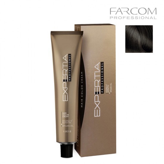 Farcom Expertia permanenta matu krēmkrāsa 100ml 4.77-DAR Dark Intense Brunette Brown