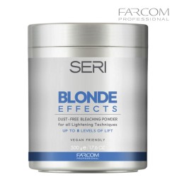 Farcom Seri Blonde Effects zils matu balināšanas pulveris balināšanai līdz pat 8 līmeņiem 500g Farcom Seri Blonde Effects zils matu balināšanas pulveris balināšanai līdz pat 8 līmeņiem 500g