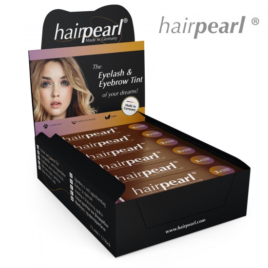 Hairpearl Eyelash and Eyebrow Tint 3.1 Medium brown 20ml