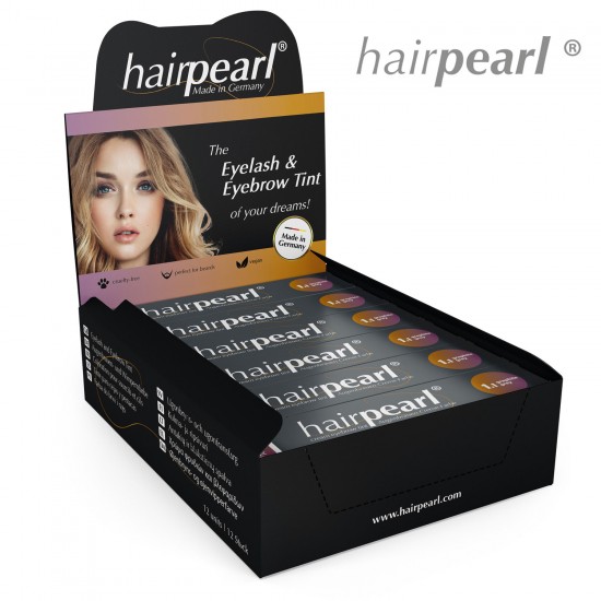 Hairpearl skropstu un uzacu krāsa 1.1 Graphite Grey grafīta pelēka 20ml