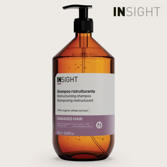 Insight Damaged Hair Restructurizing atjaunojošs šampūns bojātiem un trausliem matiem 900ml