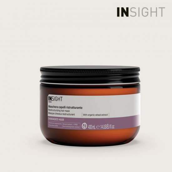 Insight Damaged Hair Restructurizing Mask atjaunojoša maska bojātiem matiem 400ml