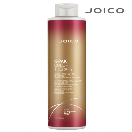 Joico K-Pak Color Therapy Color-Protecting šampūns atjauno matus un aizsargā matu krāsu 1L