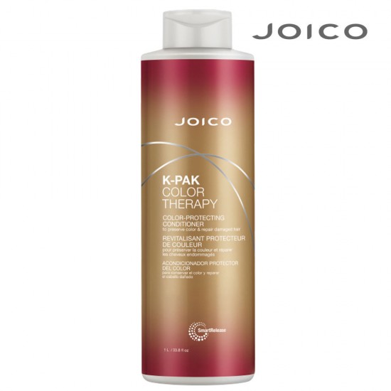 Joico K-Pak Color Therapy Color-Protecting matus atjaunojošs un matu krāsu aizsargājošs kondicionieris 1L