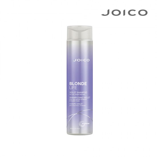 Joico Blonde Life Brilliant violetais šampūns vēsiem blondajiem toņiem 300ml